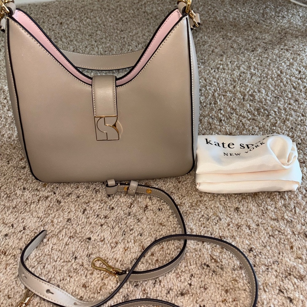 Kate Spade Dakota Beige Hobo Bag